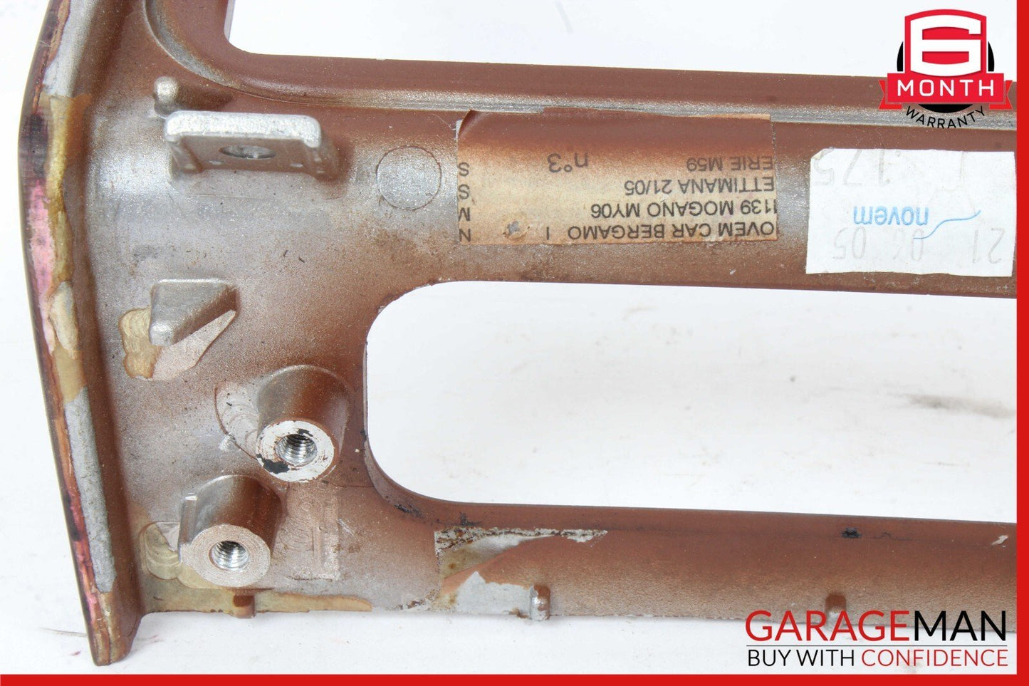03-13 Maserati Quattroporte M139 Center Console Rear AC Control Trim Bezel Wood