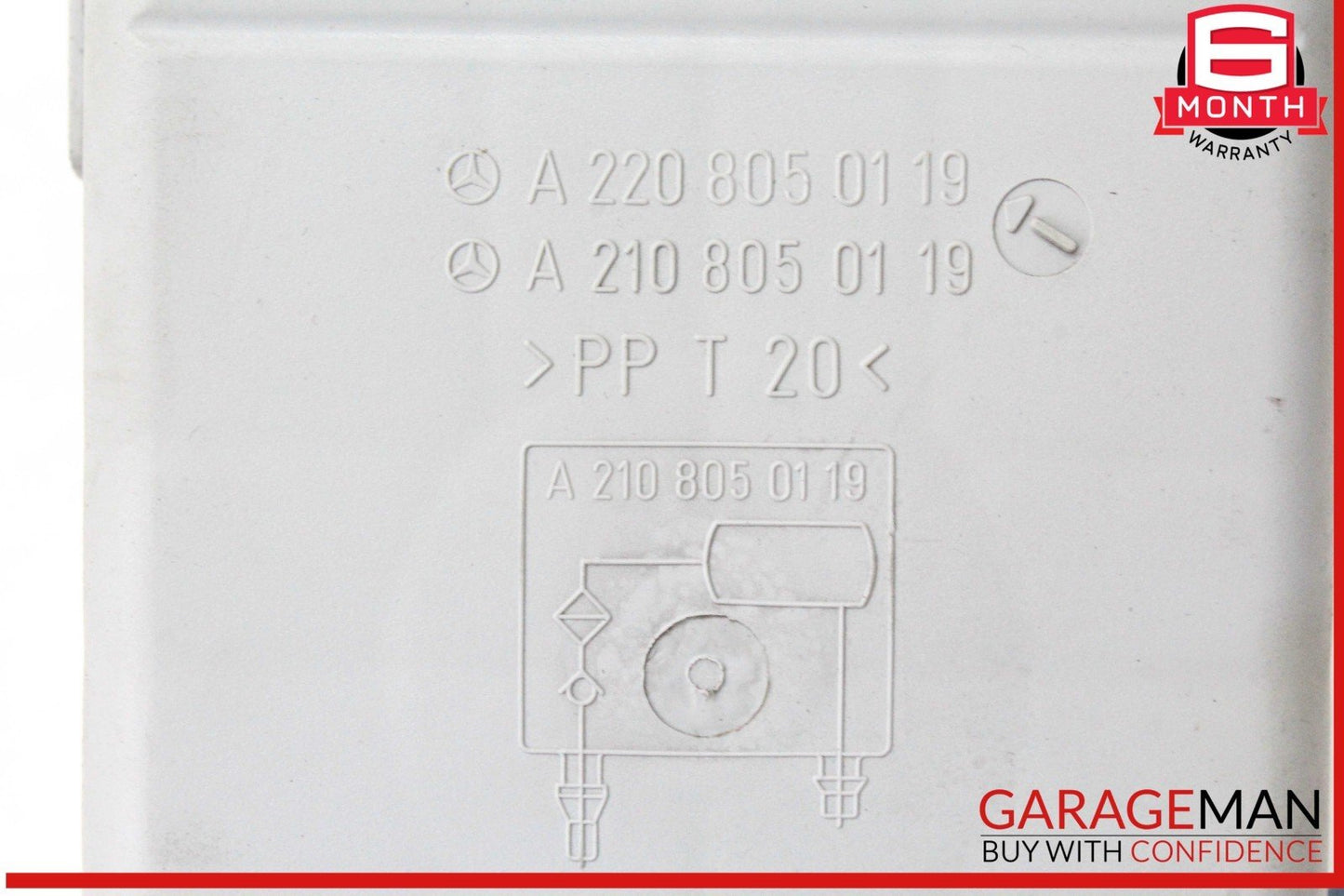 00-12 Mercedes R230 SL500 S500 Seat Vacuum Pump Reservoir Tank 2208050119 OEM
