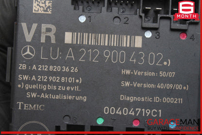 08-18 Mercedes W204 C250 E550 Front Right Passenger Side Door Control Module OEM