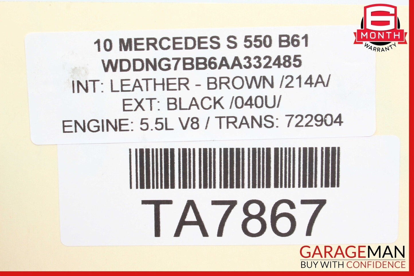 07-14 Mercedes W221 S550 HYBRID Air Suspension Supply Valve Block Module OEM