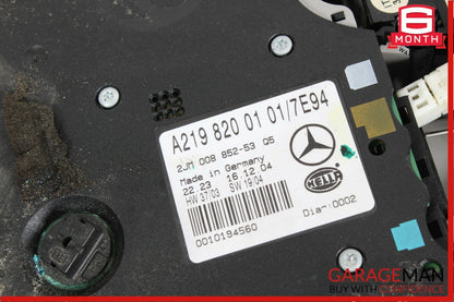 06-11 Mercedes W219 CLS500 Front Overhead Dome Light Lamp Sunroof Switch Grey
