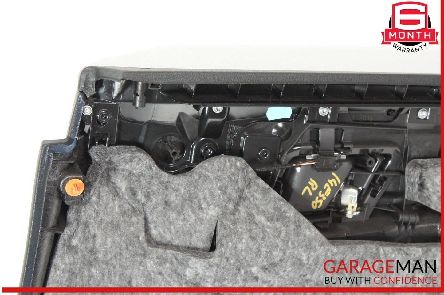 14-16 Mercedes W212 E350 E550 Rear Left Interior Door Panel Leather Black OEM