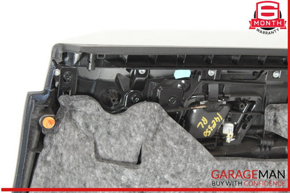 14-16 Mercedes W212 E350 E550 Rear Left Interior Door Panel Leather Black OEM