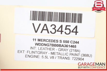 07-14 Mercedes W221 S550 CL550 Right Side Headlight Washer Nozzle Pump OEM