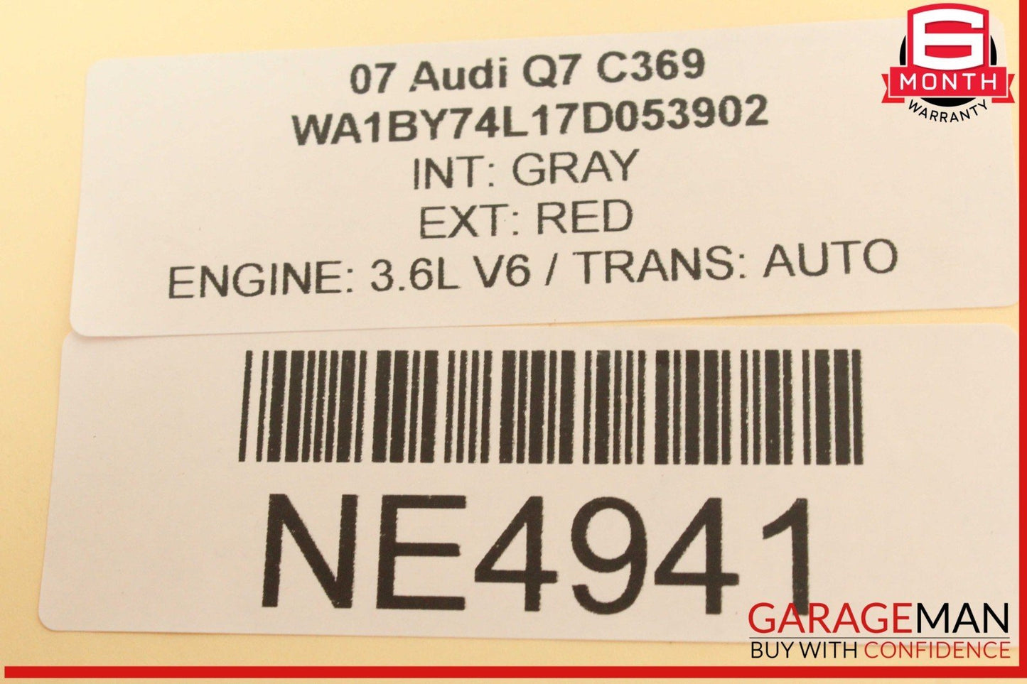 07-09 Audi Q7 Front Left Driver Side Seat Memory Control Module Unit OEM