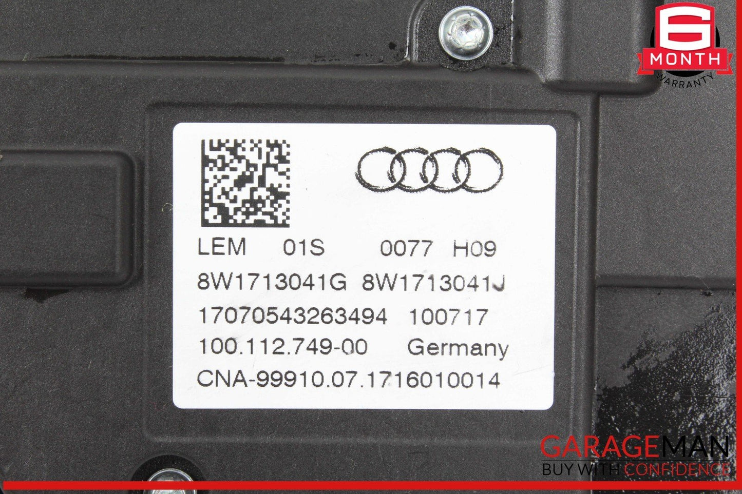 17-24 Audi A4 Automatic Transmission Gearbox Gear Shifter 8W1713041G OEM