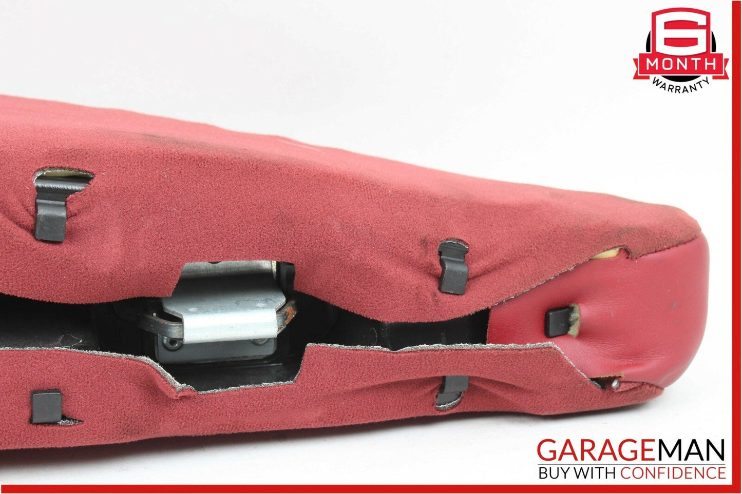 14-18 Maserati Quattroporte Rear Right Side Seat Bolster Cushion Pad Cover Red