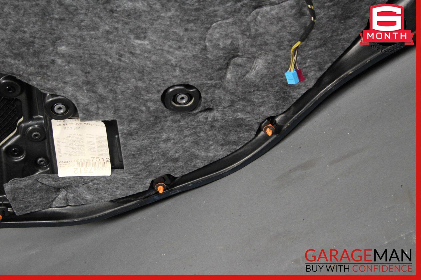 10-13 Mercedes W212 E400 E350 Rear Left Side Interior Door Panel Assembly Black