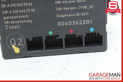 08-18 Mercedes C300 GLK350 E550 Front Left Driver Side Door Control Module Unit