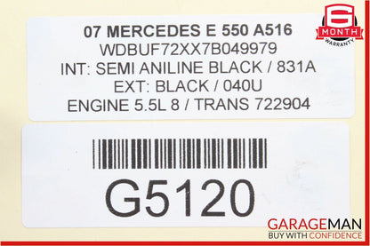 03-11 Mercedes CLS500 GL450 ML550 E550 Front Right Side Seat Control Module