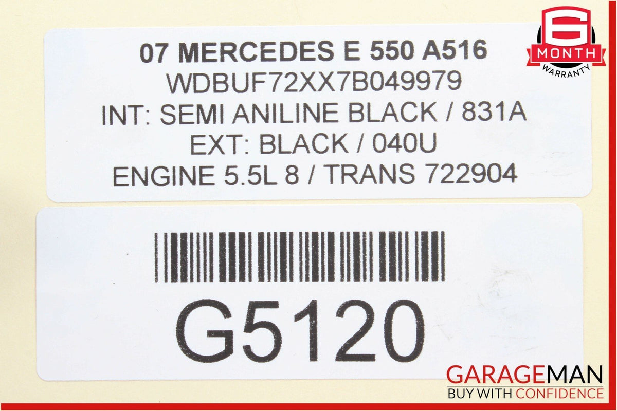 03-11 Mercedes CLS500 GL450 ML550 E550 Front Right Side Seat Control Module