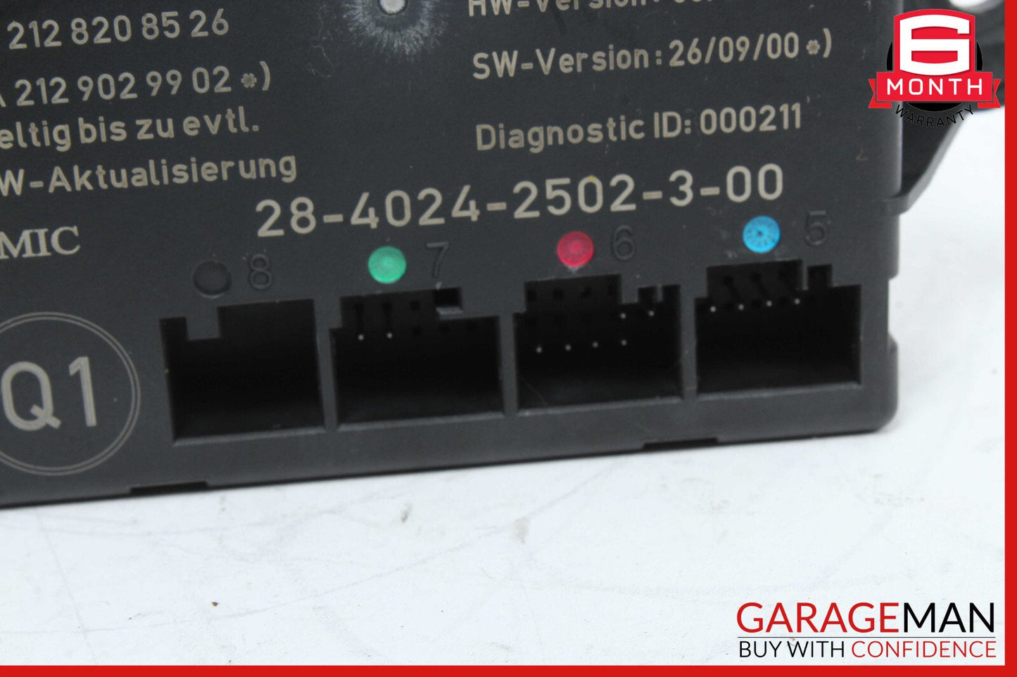 08-14 Mercedes-Benz C250 W204 Left Rear Door Control Module 2129003906 OEM