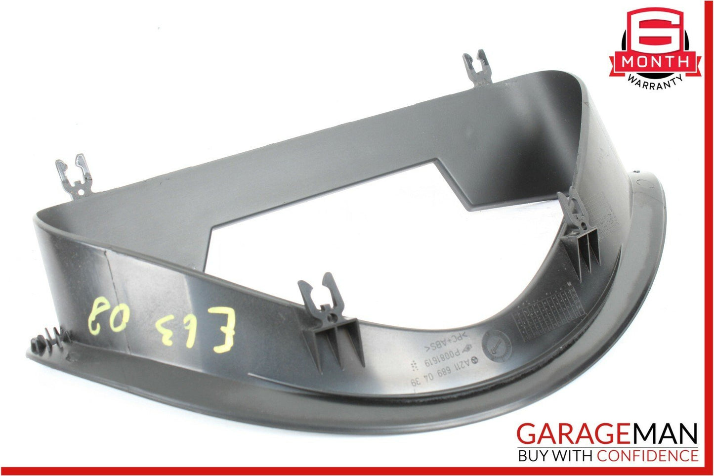 07-09 Mercedes W211 E63 Instrument Cluster Speedometer Bezel Trim OEM