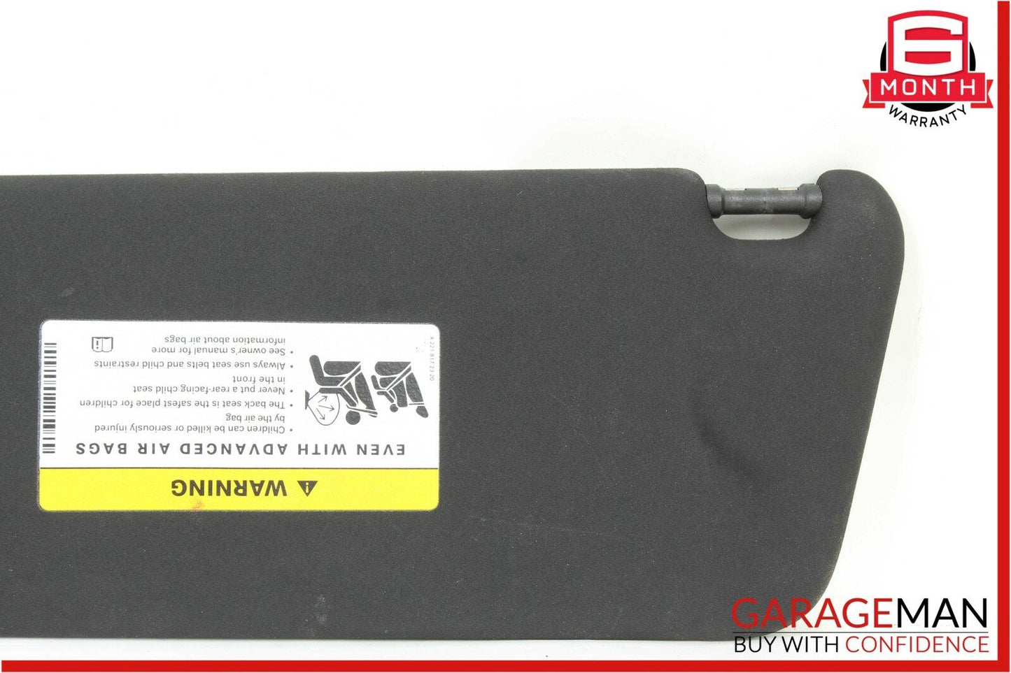 08-14 Mercedes W204 C250 Front Right Passenger Side Sun Visor Sunvisor Shade