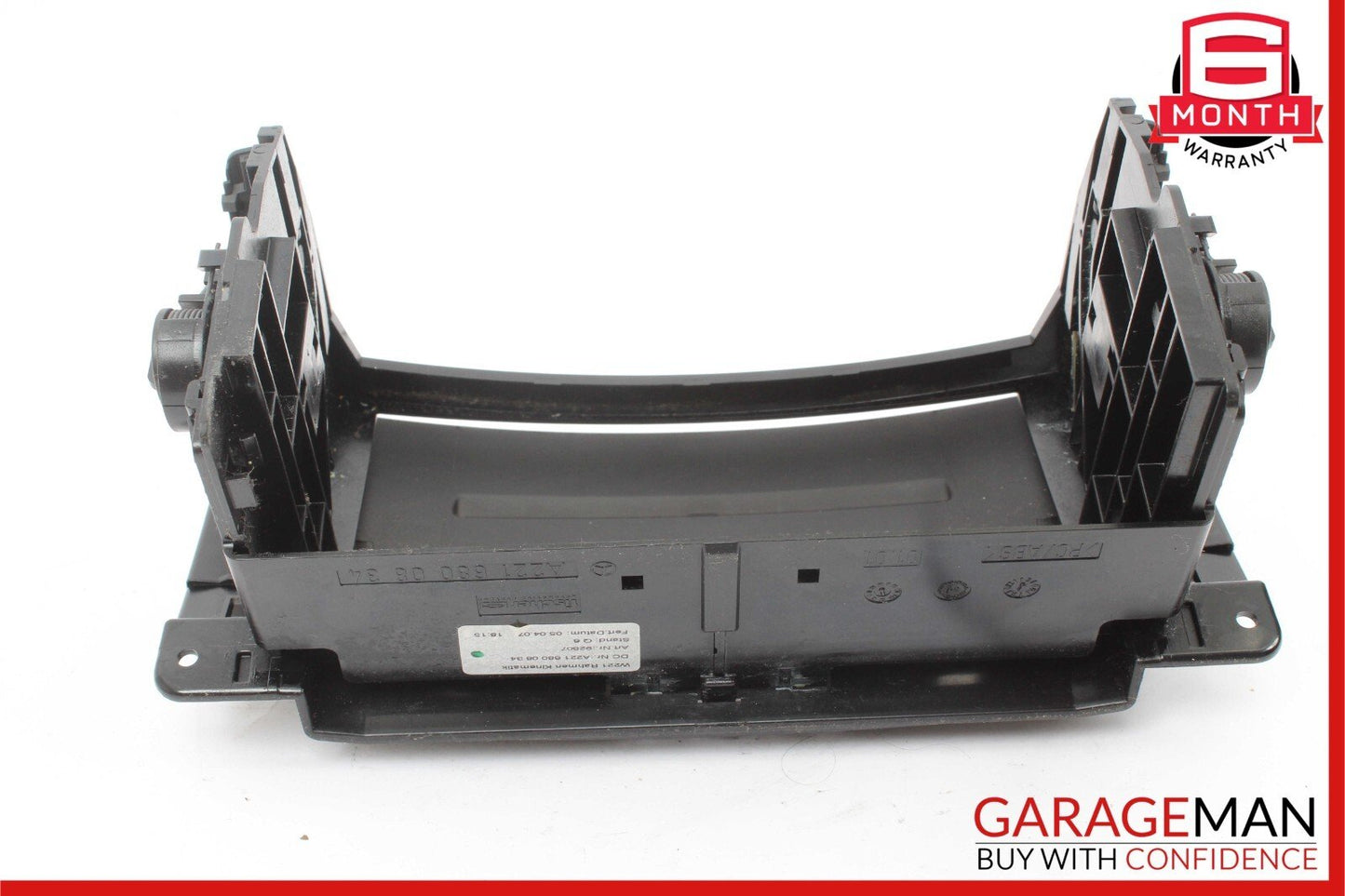 07-13 Mercedes W221 S350 S550 Center Console Dashboard CD Player Cover Brown