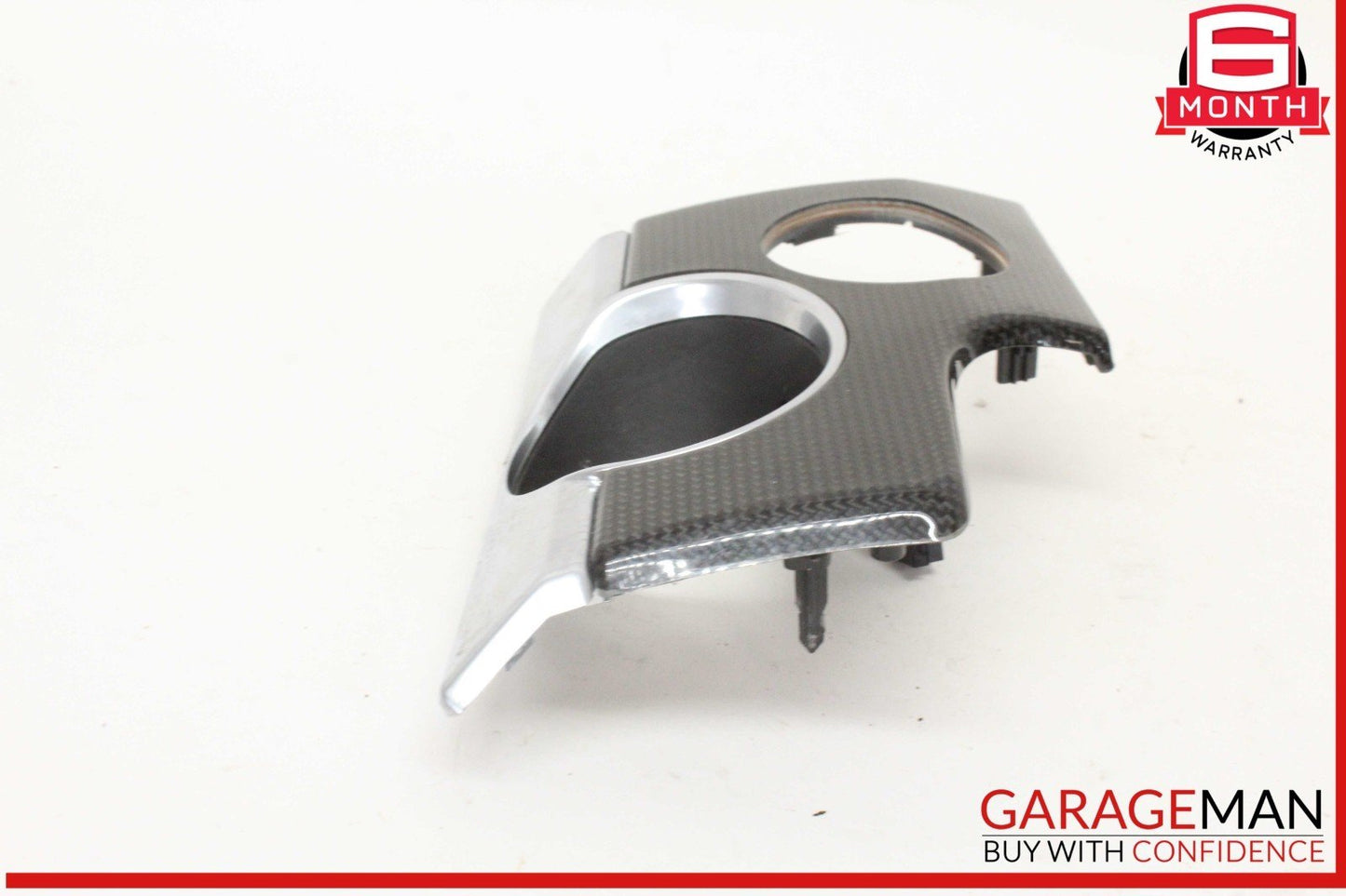 10-16 Porsche Panamera 970 E-Hybrid Dash Ignition Bezel Cover Trim Carbon Fiber