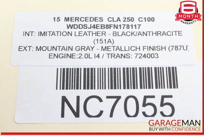 14-19 Mercedes W117 CLA250 Front Center AC A/C Air Vent Nozzle Trim Grill OEM