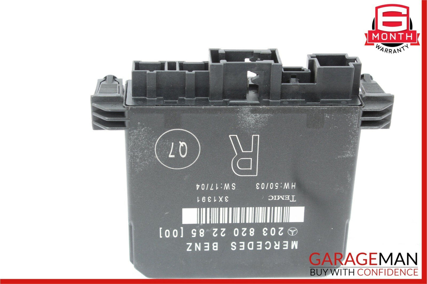 01-07 Mercedes W203 C230 C55 AMG Rear Right Side Door Control Module Unit OEM