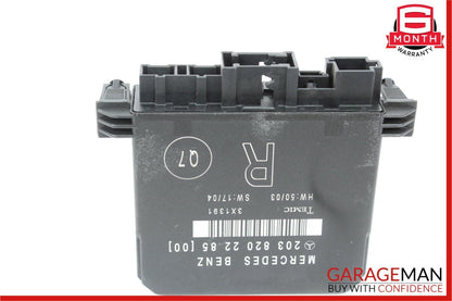 01-07 Mercedes W203 C230 C55 AMG Rear Right Side Door Control Module Unit OEM
