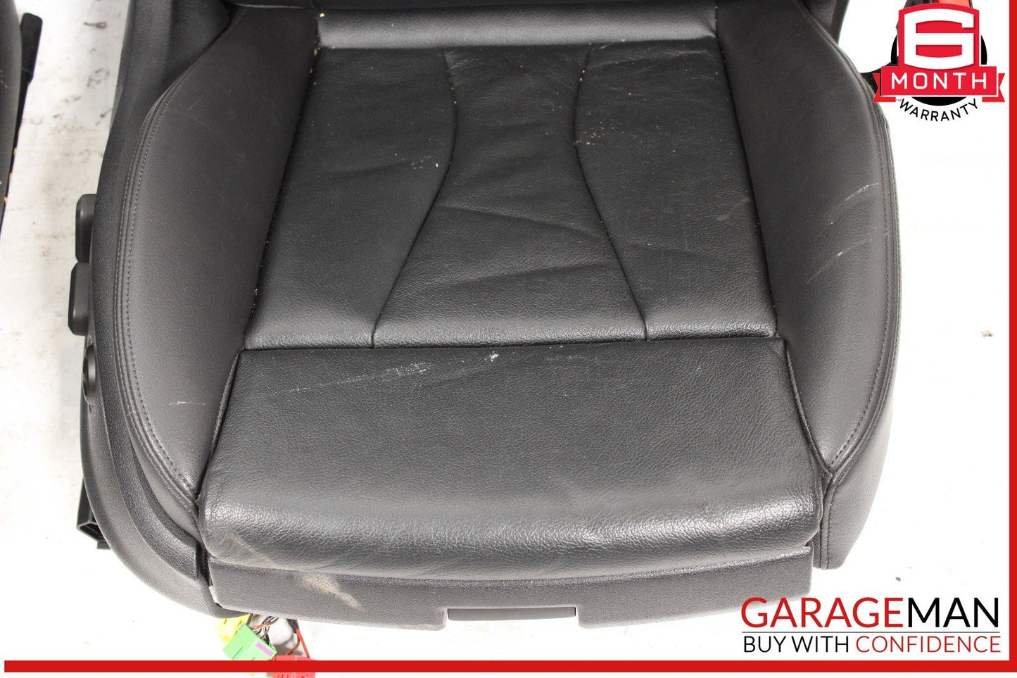 15-20 Audi A3 Front Left & Right Complete Seat Cushion Cover Set of 2 Pc OEM