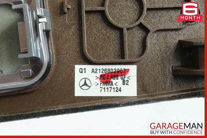 10-13 Mercedes W212 E350 E400 E550 Center Console Switch Trim Bezel Wood OEM
