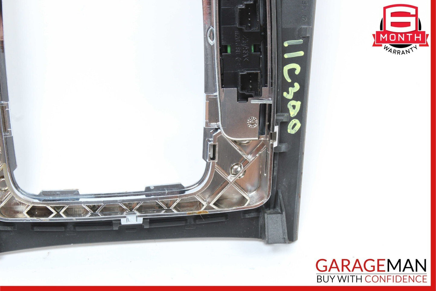 08-11 Mercedes W204 C250 C300 Center Console Shift Shifter Bezel Trim Cover Wood