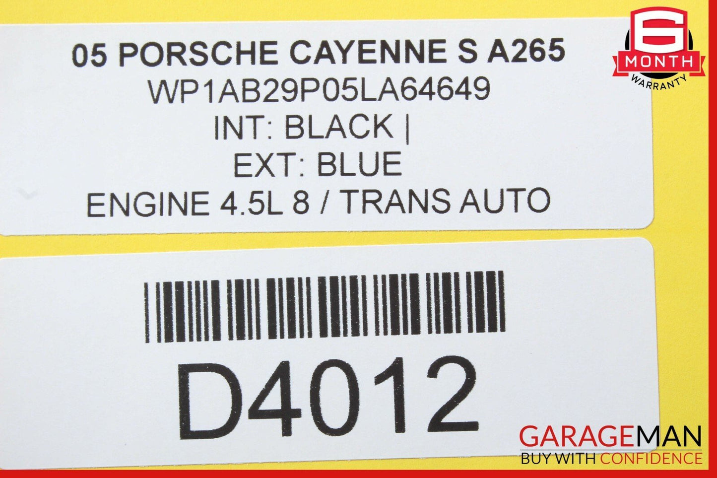 03-06 Porsche Cayenne 955 4.5 Rear Diff Differential Axle Carrier 4460310016 OEM