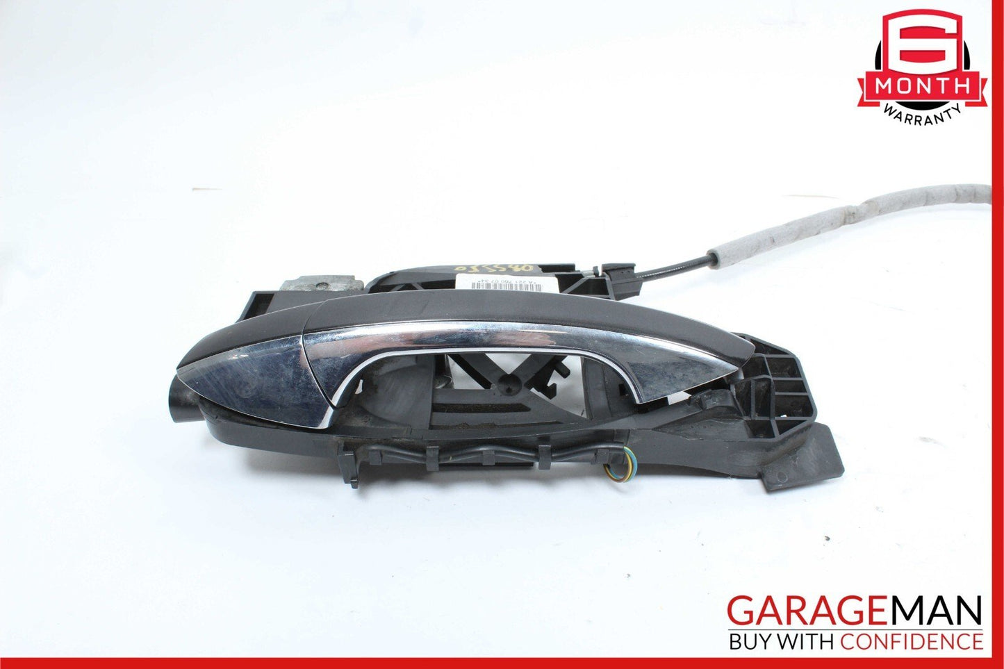 07-13 Mercedes W221 S550 S600 Rear Left Side Exterior Door Handle Keyless Go OEM