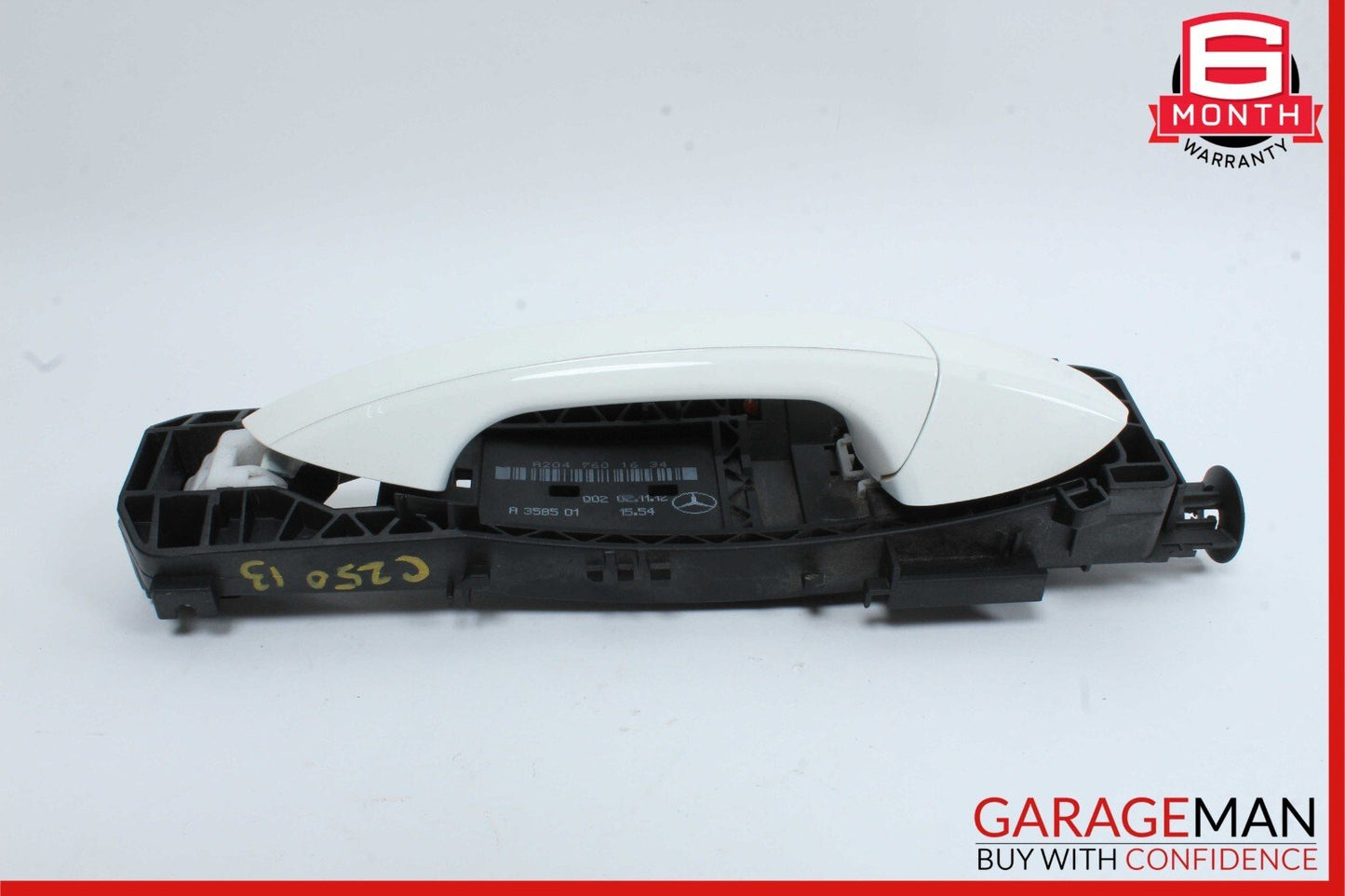 12-14 Mercedes W204 C250 Front / Rear Right Exterior Door Handle Polar White OEM
