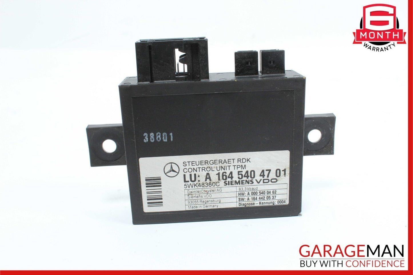 06-13 Mercedes W219 CLS550 CLS350 TPMS Tire Pressure Control Module Unit OEM