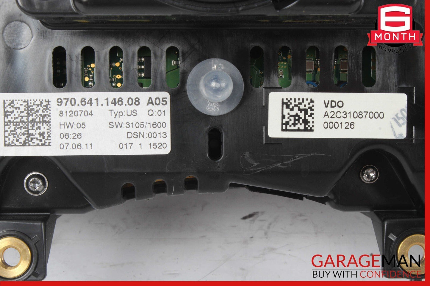 11-12 Porsche Panamera 970 3.6L V6 Speedometer Odometer Instrument Cluster Gauge