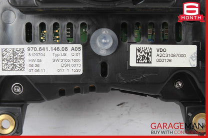 11-12 Porsche Panamera 970 3.6L V6 Speedometer Odometer Instrument Cluster Gauge