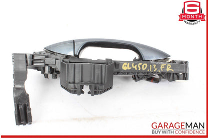 12-16 Mercedes X166 GL450 Right Passenger Side Exterior Door Handle Gray OEM
