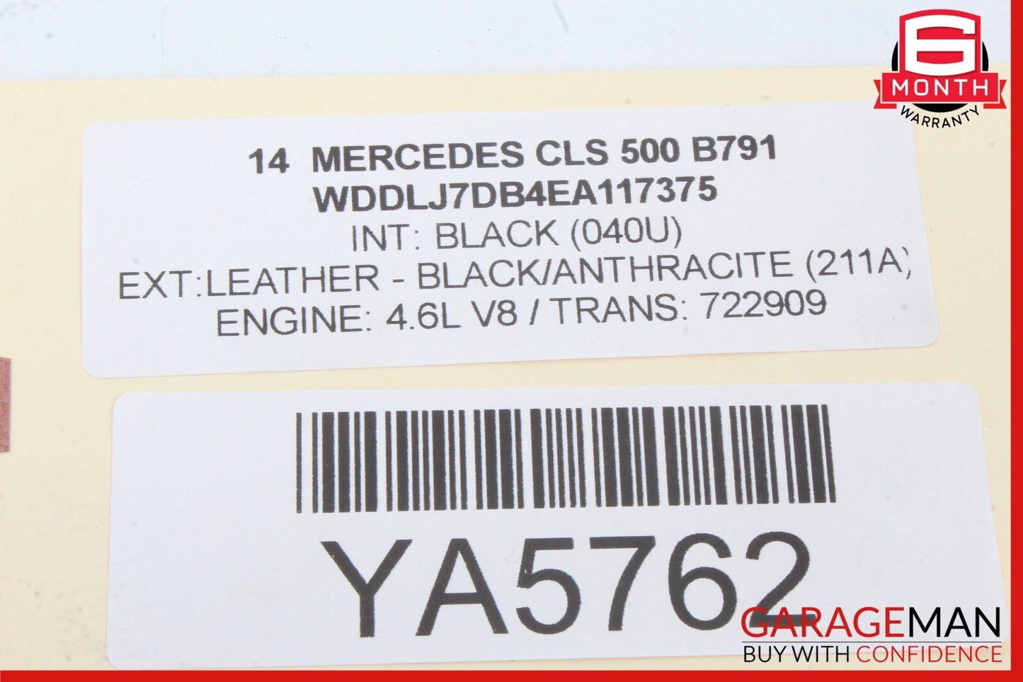 10-20 Mercedes W218 CLS500 E350 CLA250 Front Right Window Regulator Motor OEM