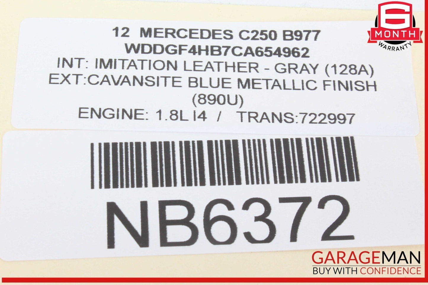 08-14 Mercedes W204 C250 C350 C300 Front Right Door Lock Latch Actuator OEM