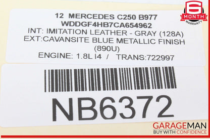 08-14 Mercedes W204 C250 C350 C300 Front Right Door Lock Latch Actuator OEM