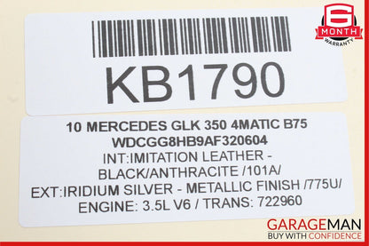 09-12 Mercedes X204 GLK350 Rear Tailgate Hatch Trunk Handle Switch Button OEM