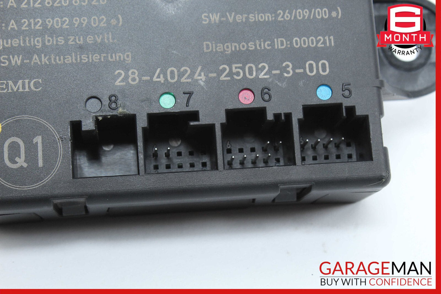 08-18 Mercedes W204 C250 C350 CLS550 Rear Left Side Door Control Module OEM