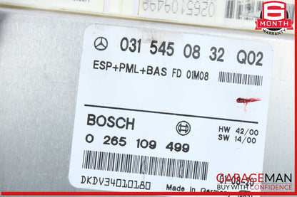 98-02 Mercedes W210 E320 E55 AMG ESP ABS Computer Control Module Unit OEM