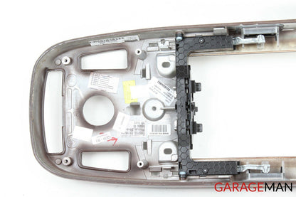 07-09 MERCEDES W221 S550 S600 CENTER CONSOLE TRIM BEZEL PANEL WOOD OEM