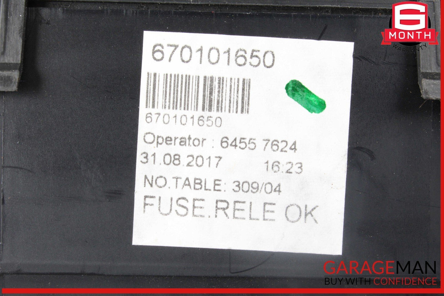 17-20 Maserati Levante M161 Rear Fuse Relay Box Junction Terminal OEM