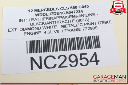 10-15 Mercedes W218 CLS550 C300 Keyless Go Entry Control Module 1729007900 OEM