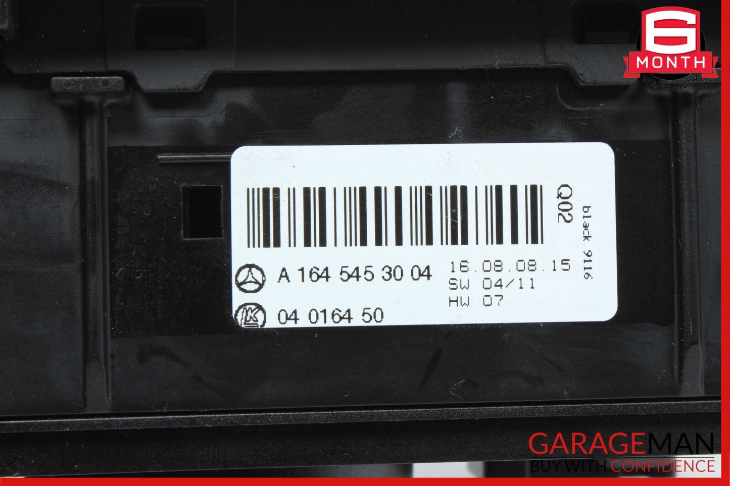 06-13 Mercedes R350 GL450 ML450 Head Light Headlight Control Switch Module Black