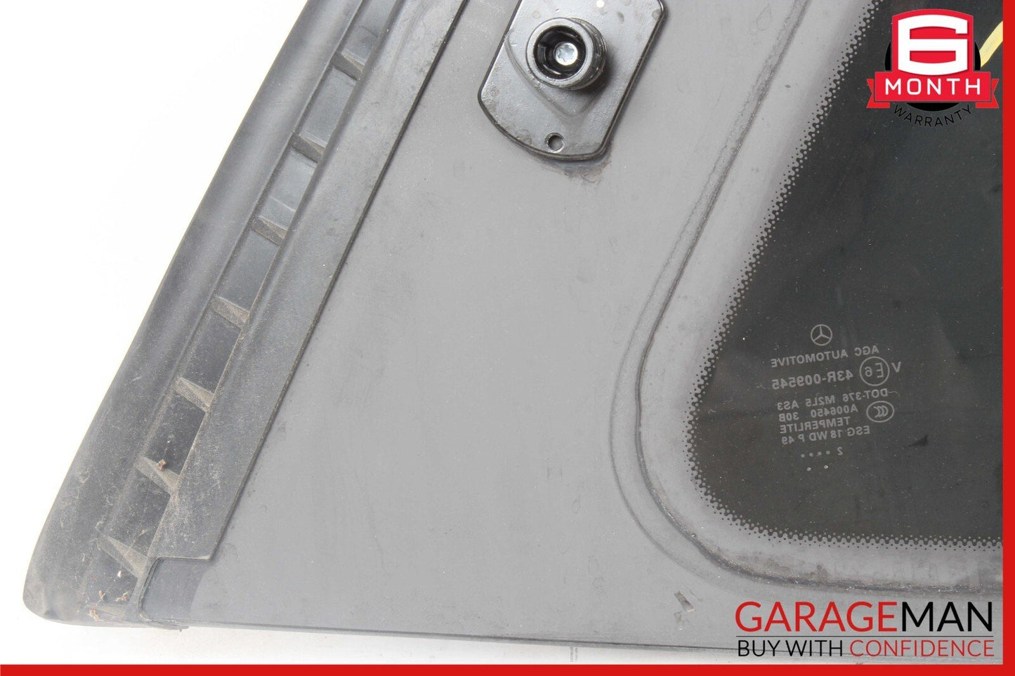 13-19 Mercedes X166 GL450 GLS550 Rear Left Side Quarter Window Glass Trim Assy
