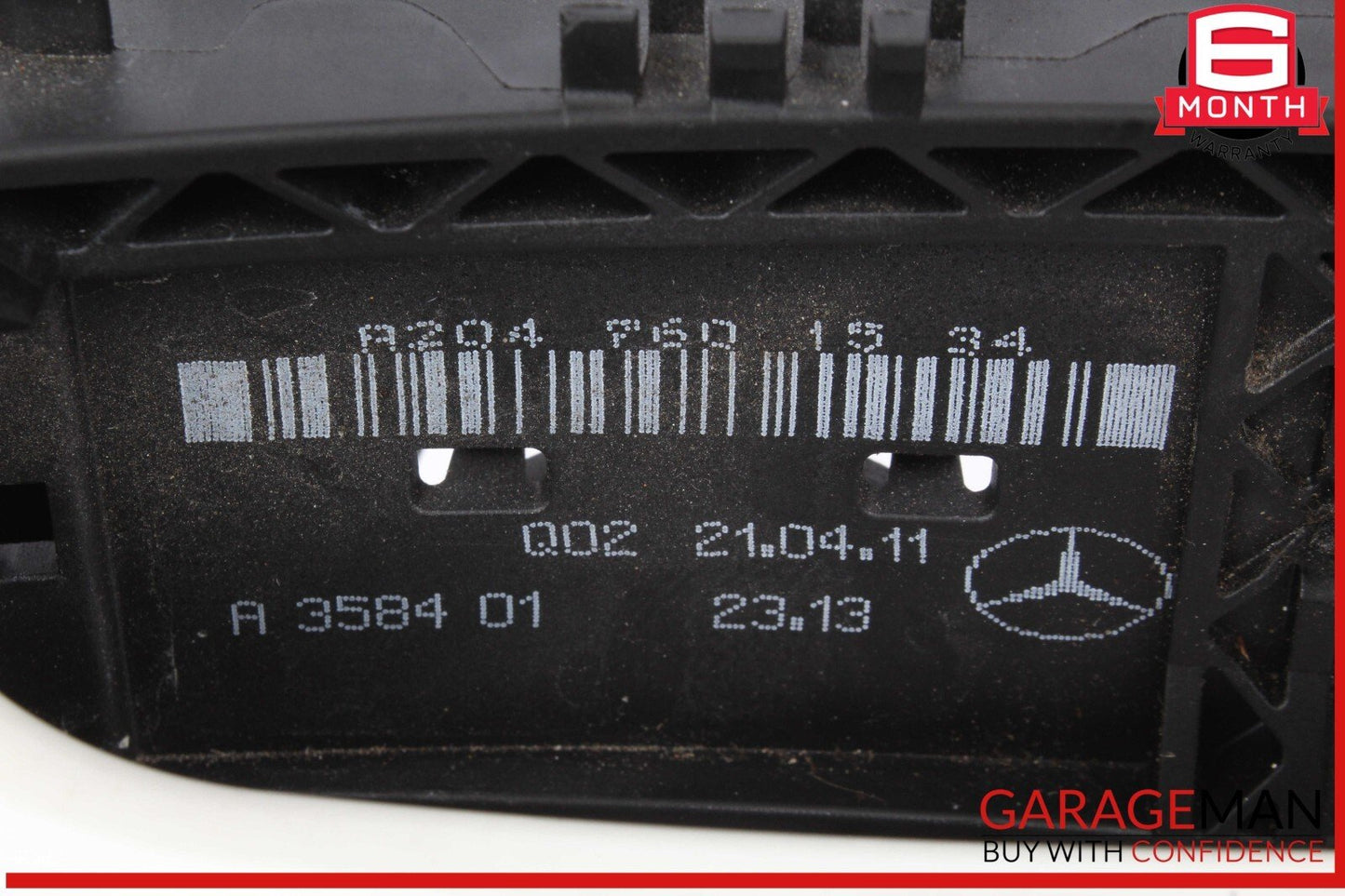 12-14 Mercedes W204 C250 Front Left Side Exterior Door Handle Keyless Go OEM