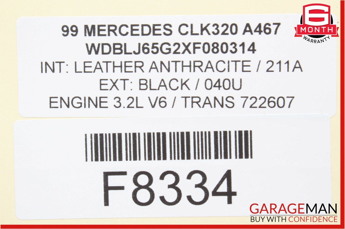 98-00 Mercedes W208 CLK320 SLK230 ASR ABS Computer Control Module Unit OEM