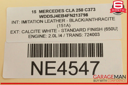 08-20 Mercedes W117 CLA250 GLK350 Headlight Fog Light Switch Control Module OEM