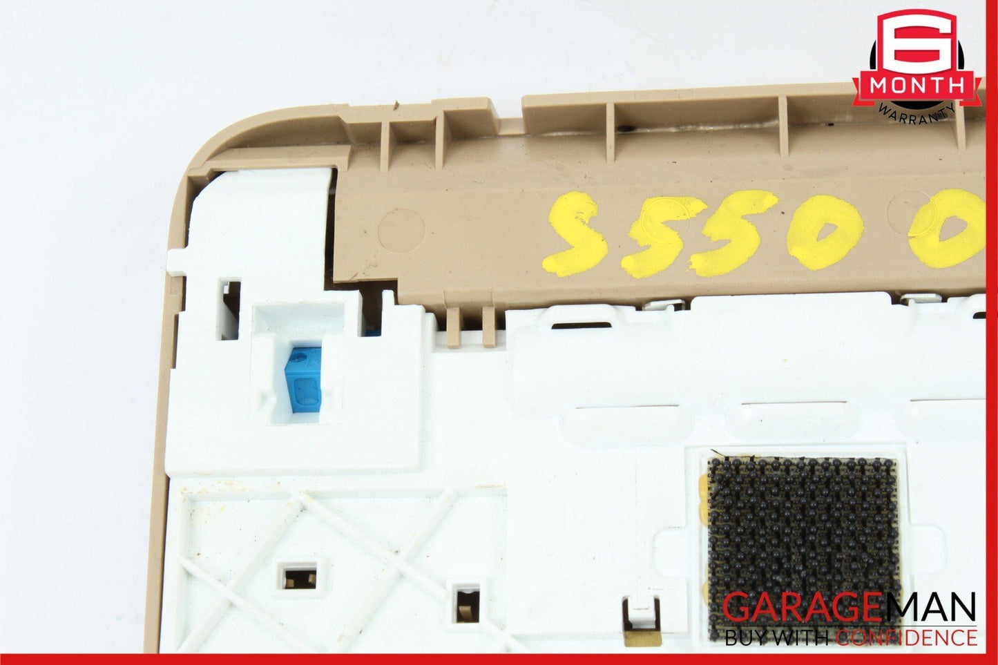 07-13 Mercedes W221 S550 S450 Rear Left / Right Overhead Vanity Mirror Brown OEM