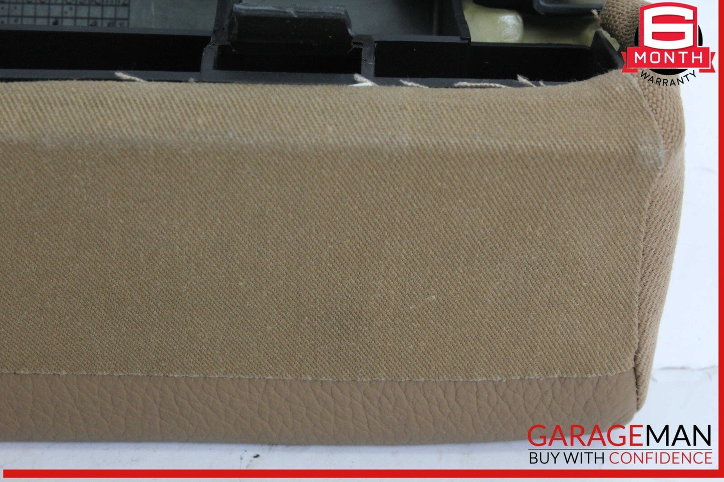 07-09 Mercedes W221 S550 S600 Rear Seat Cushion Armrest Top Cover Brown OEM