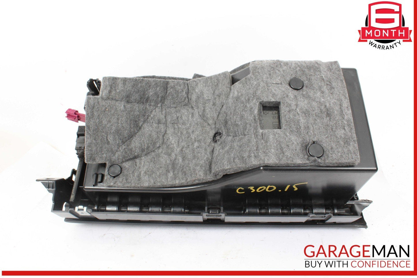 15-20 Mercedes W205 C300 C400 Dashboard Glove Box Compartment Tray Black OEM